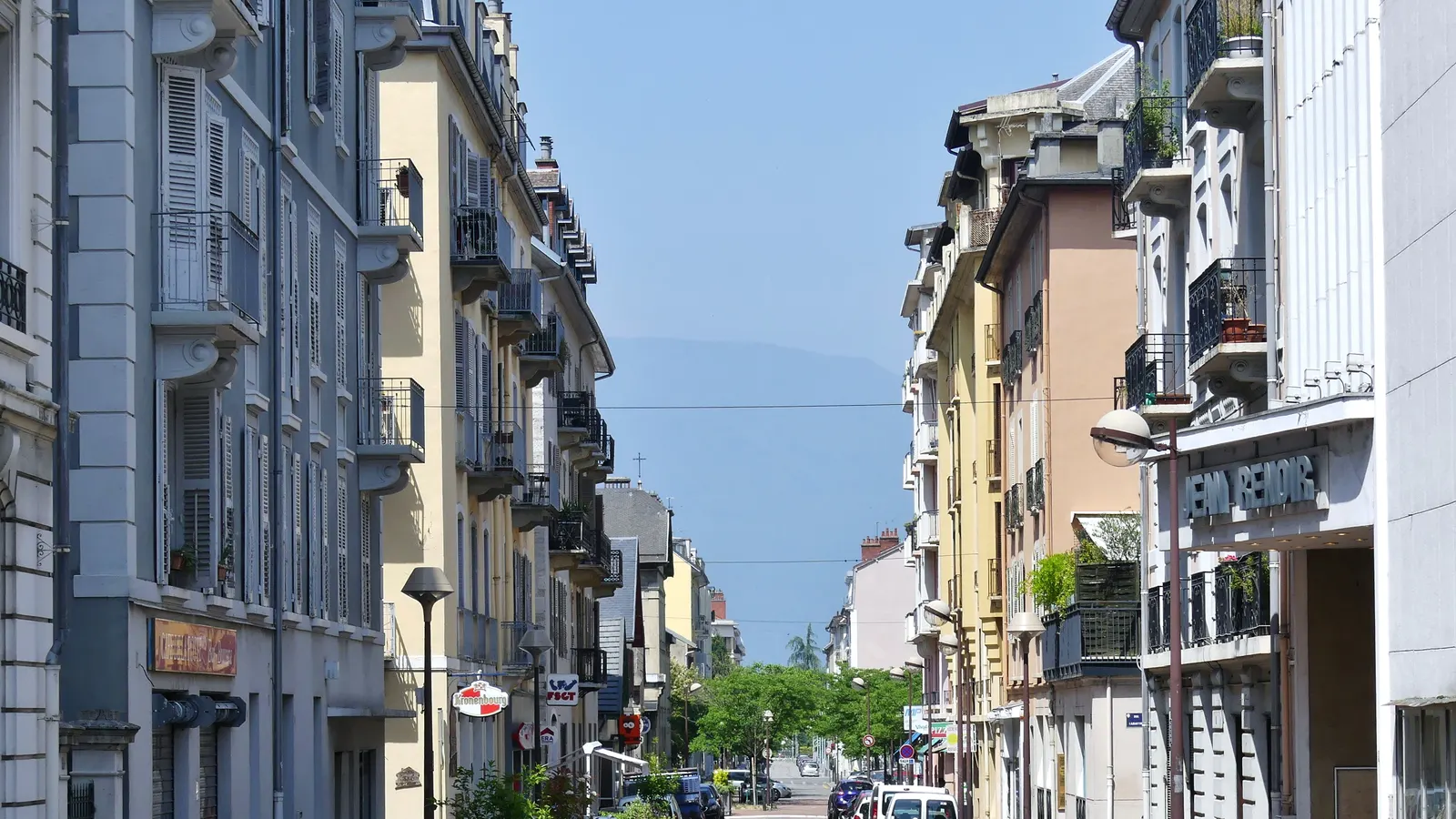 Le quartier d'Angleterre, près de la gare de Chambéry